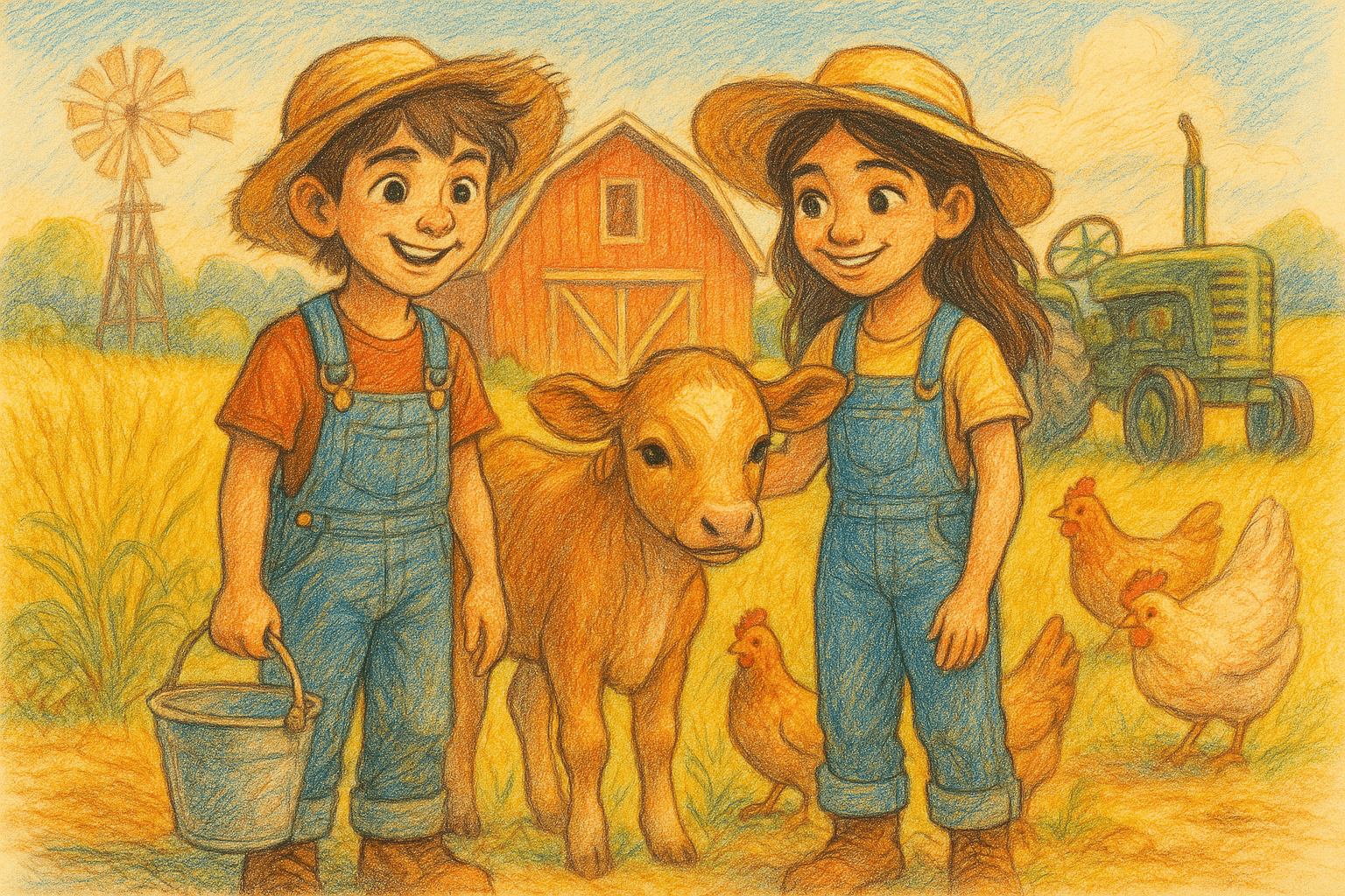 Farm Adventure Personalized Children's Book